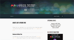 Desktop Screenshot of mauipride.org
